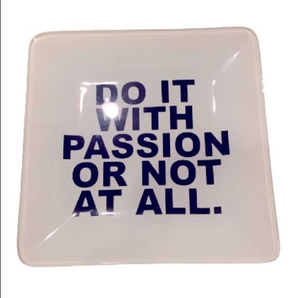 “Do It With Passion” Tray – Quote Decor Gift Catchall - Picture 1 of 4